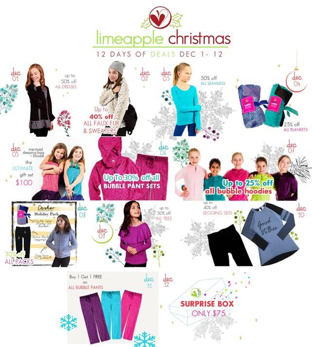 Limeapple Christmas 12 Days Of Deals