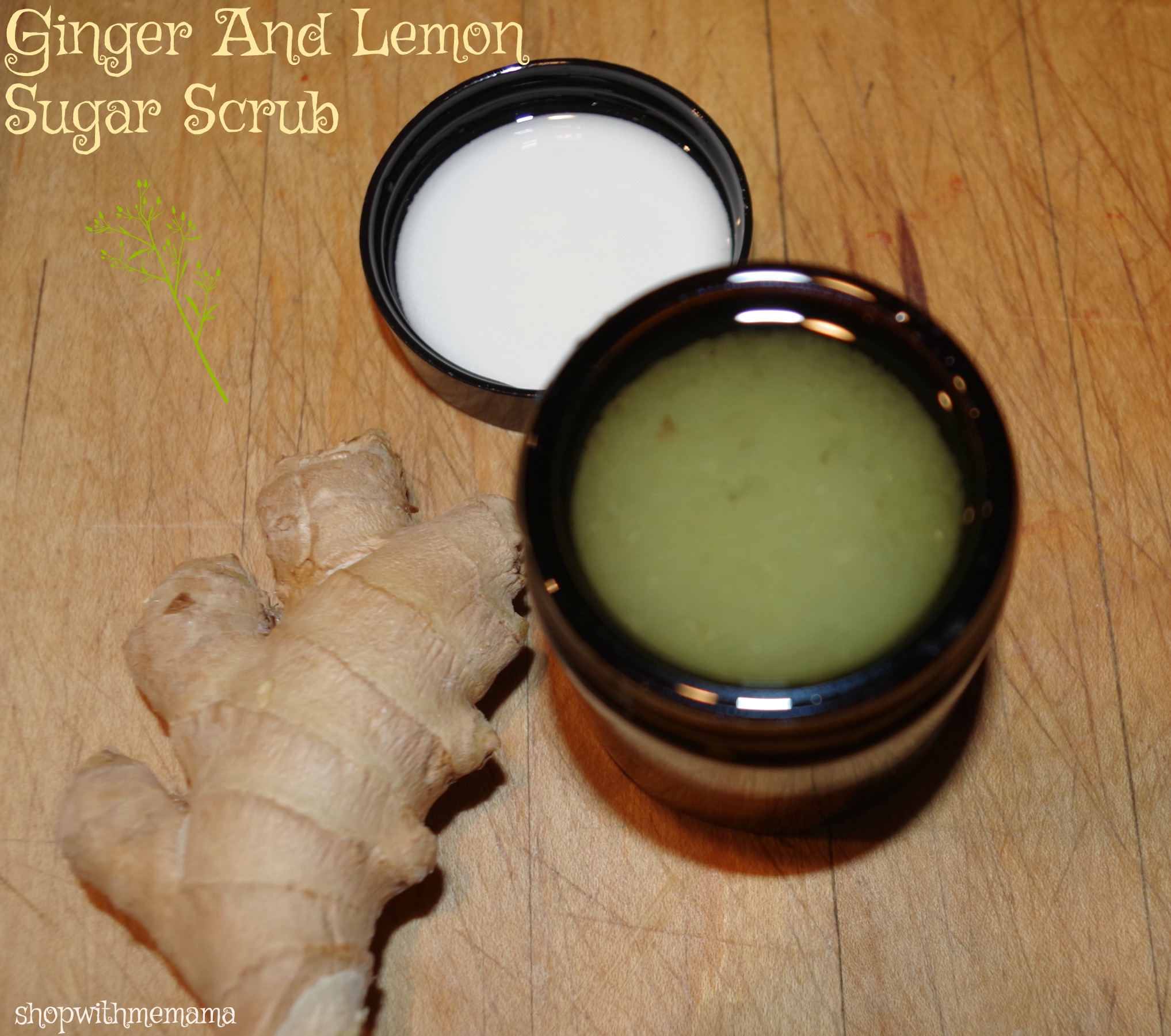 5 Steps To Making Your Own Ginger And Lemon Sugar Scrub!