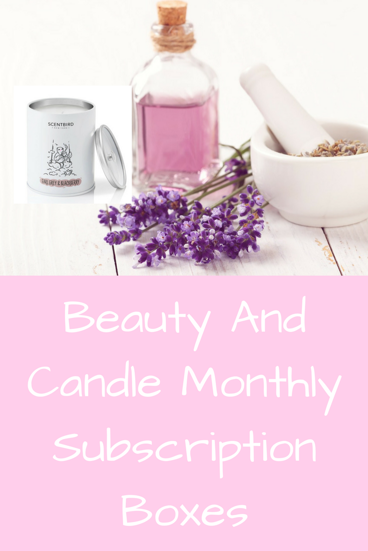 Beauty And Candle Monthly Subscription Boxes