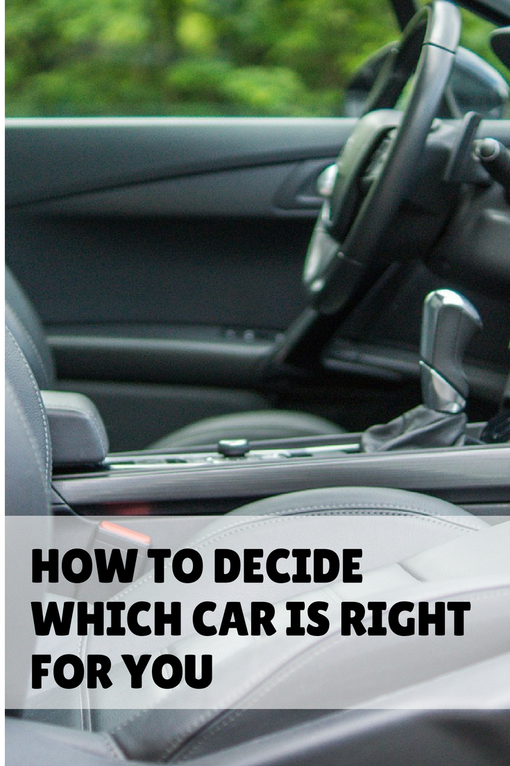 How To Decide Which Car Is Right For You