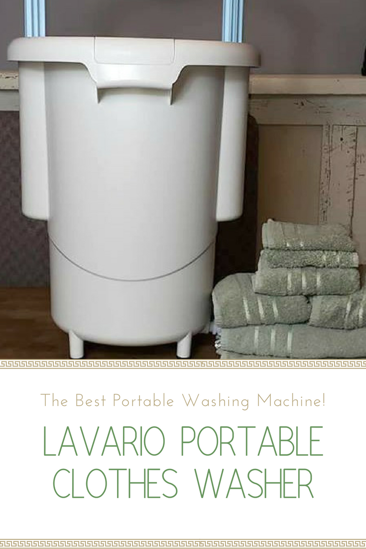 Hand Washing Cloth Diapers In A Lavario Portable Clothes Washer »