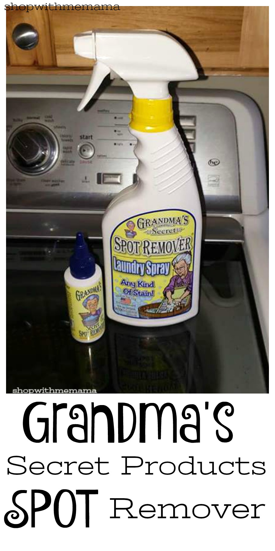 Grandma's Secret Spot Remover Laundry Spray, 16 Ounce