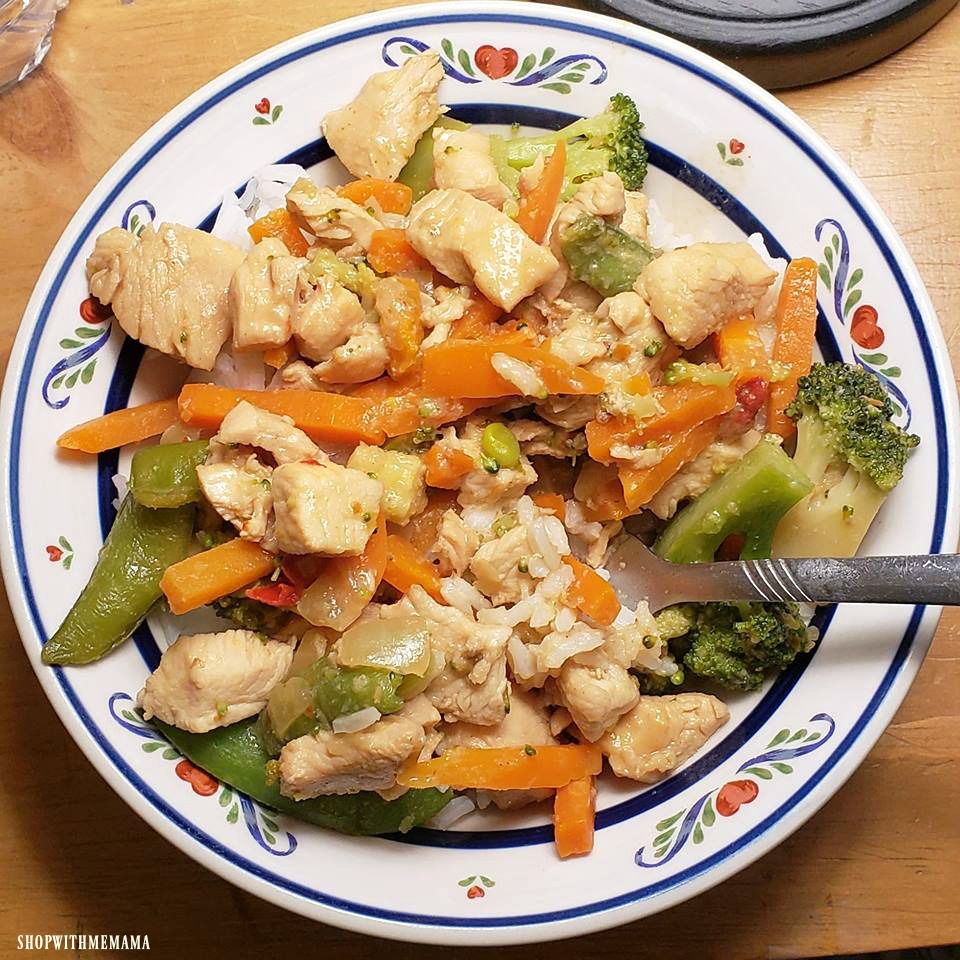 Peanut Butter Chicken Stir Fry 