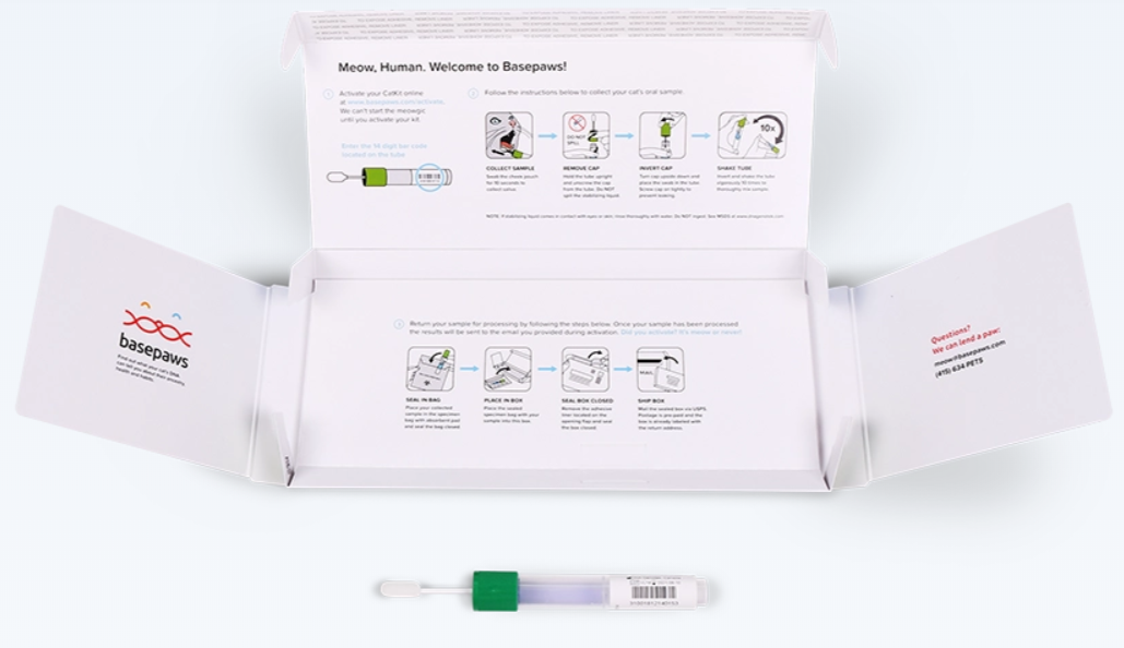 Cat DNA Kit From Basepaws