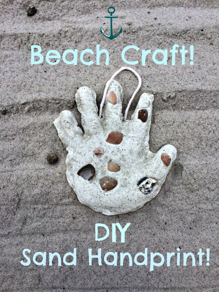 diy beach craft handprint