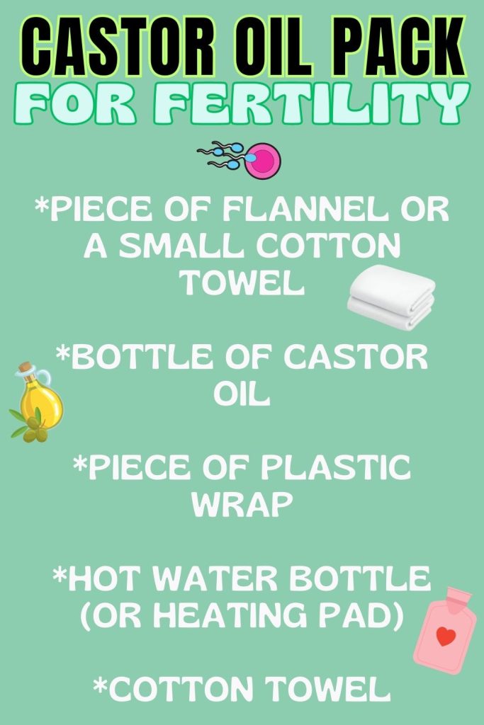 how to make a castor oil pack for fertility