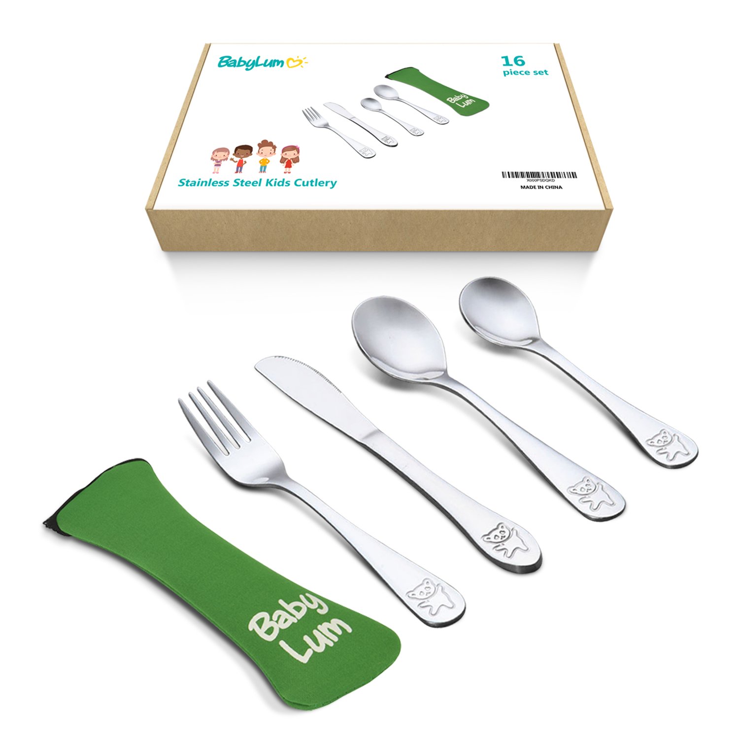 Toddlers Utensils Stainless Steel