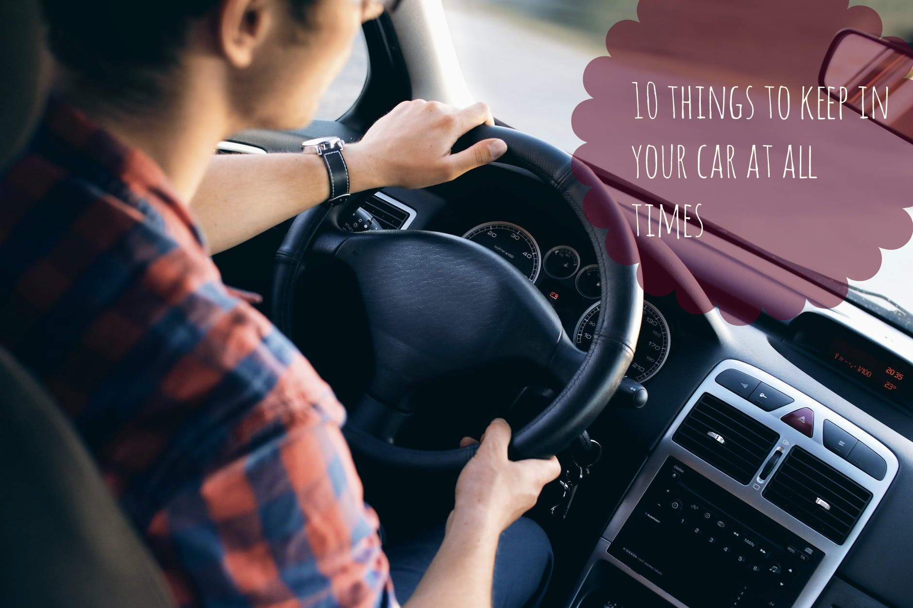 things to keep in your car at all times