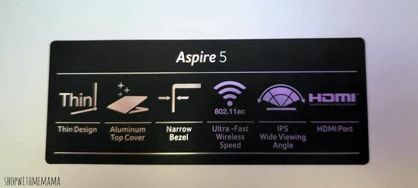 Acer Aspire 5 features