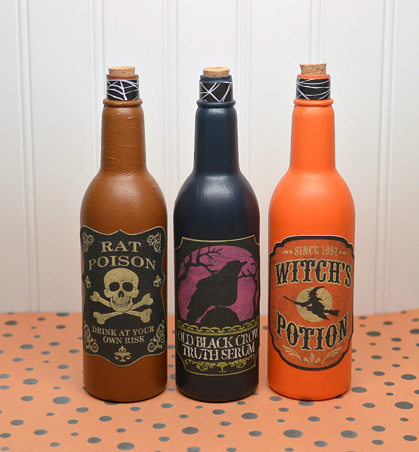 DIY Halloween Potion Bottles