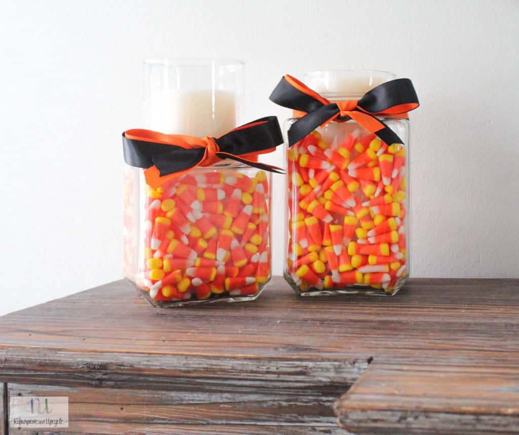 DIY Halloween Candle Holders