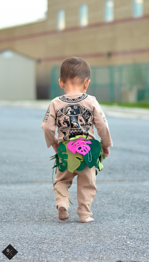 DIY Maui Costume For Toddler