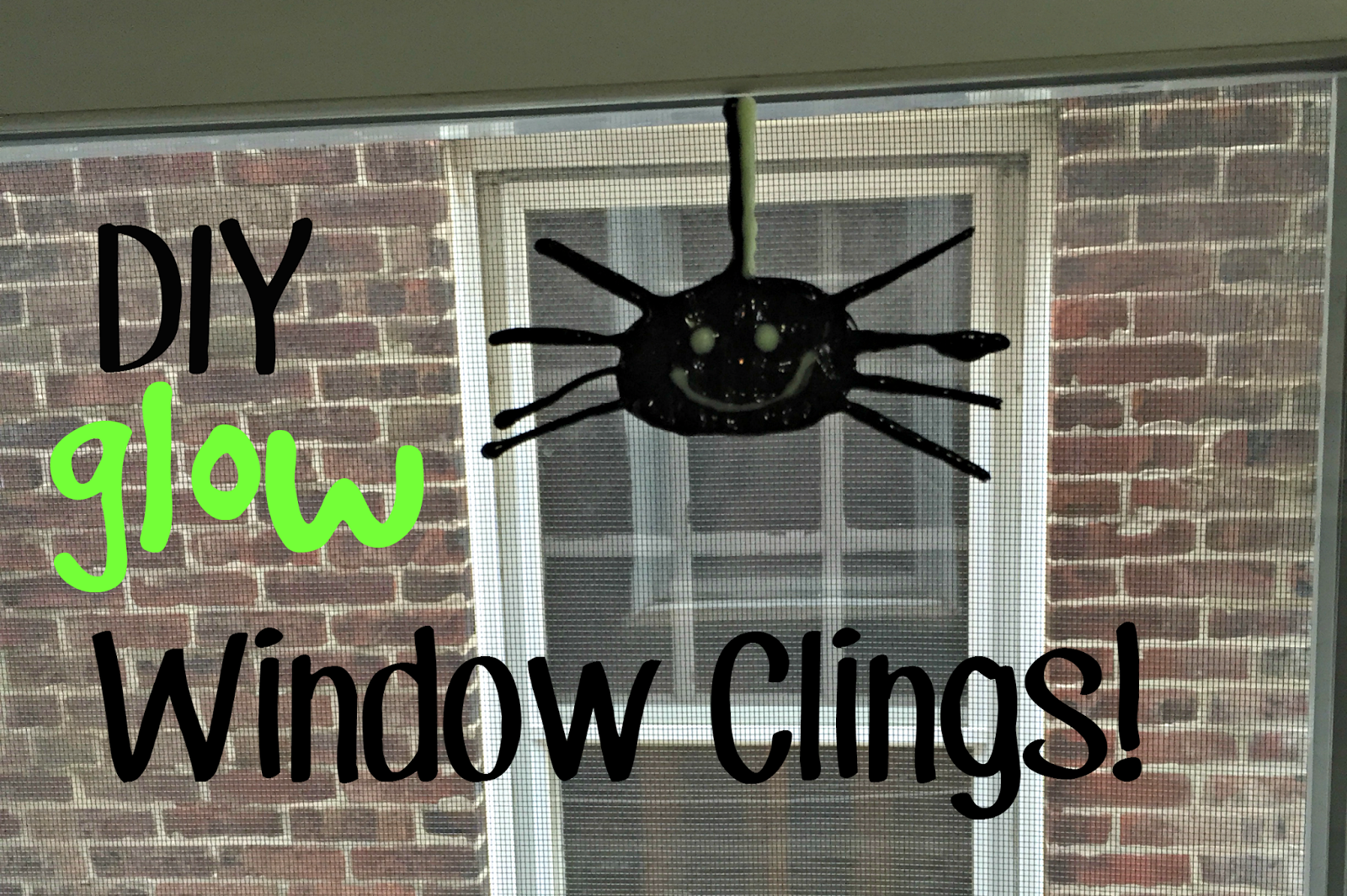 Halloween window clings