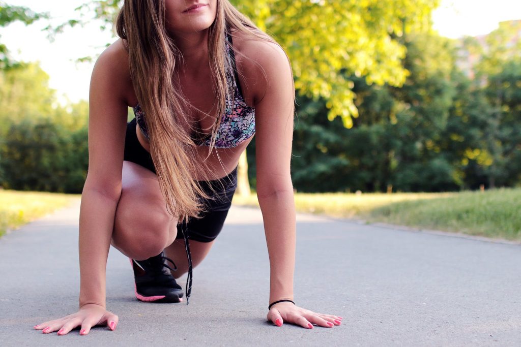 stretching