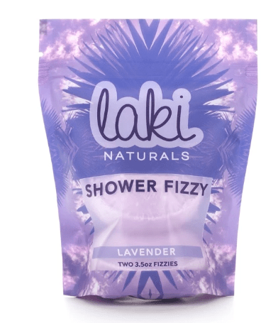 Laki Naturals Shower Fizzies transform your shower into a rejuvenating spa. Enjoy the therapeutic aromas of natural fragrances and essential oils as you start your day! Lavender - A calming, herbal blend with a touch of sweetness.