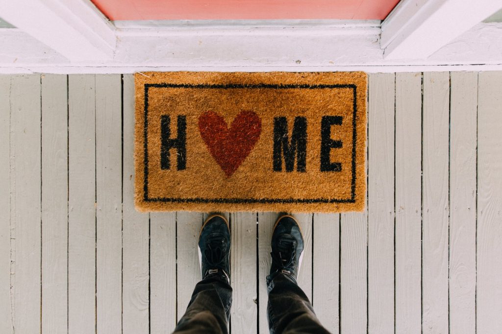 welcome home mat