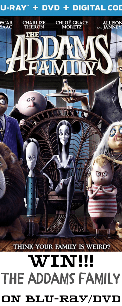 win a copy of addams family on bluray