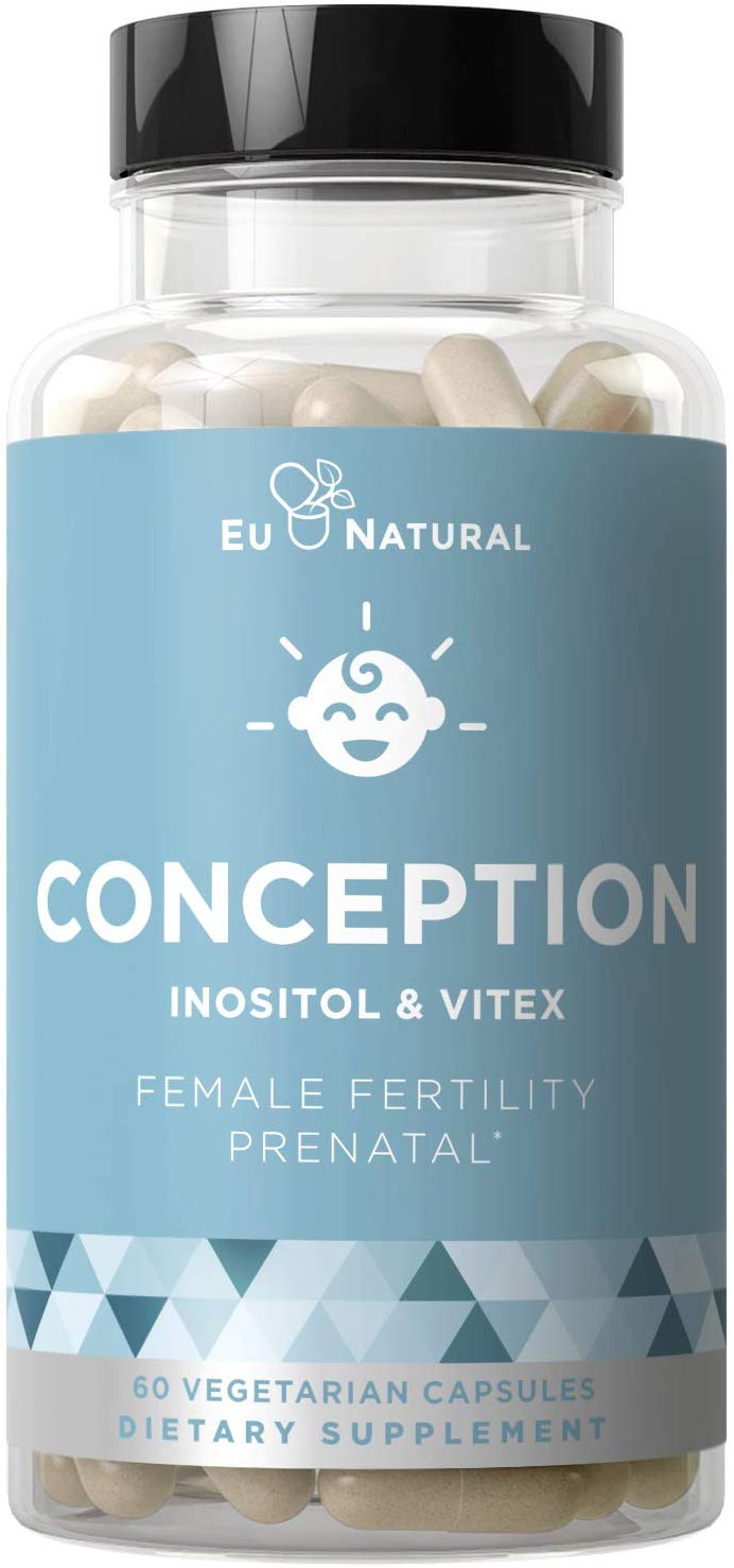 Fertility Prenatal Vitamins for Women Trying to Conceive, Support Healthy  Cycles, Helps Fertility - Vitex (Chaste Berry), PABA, Folate Folic Acid