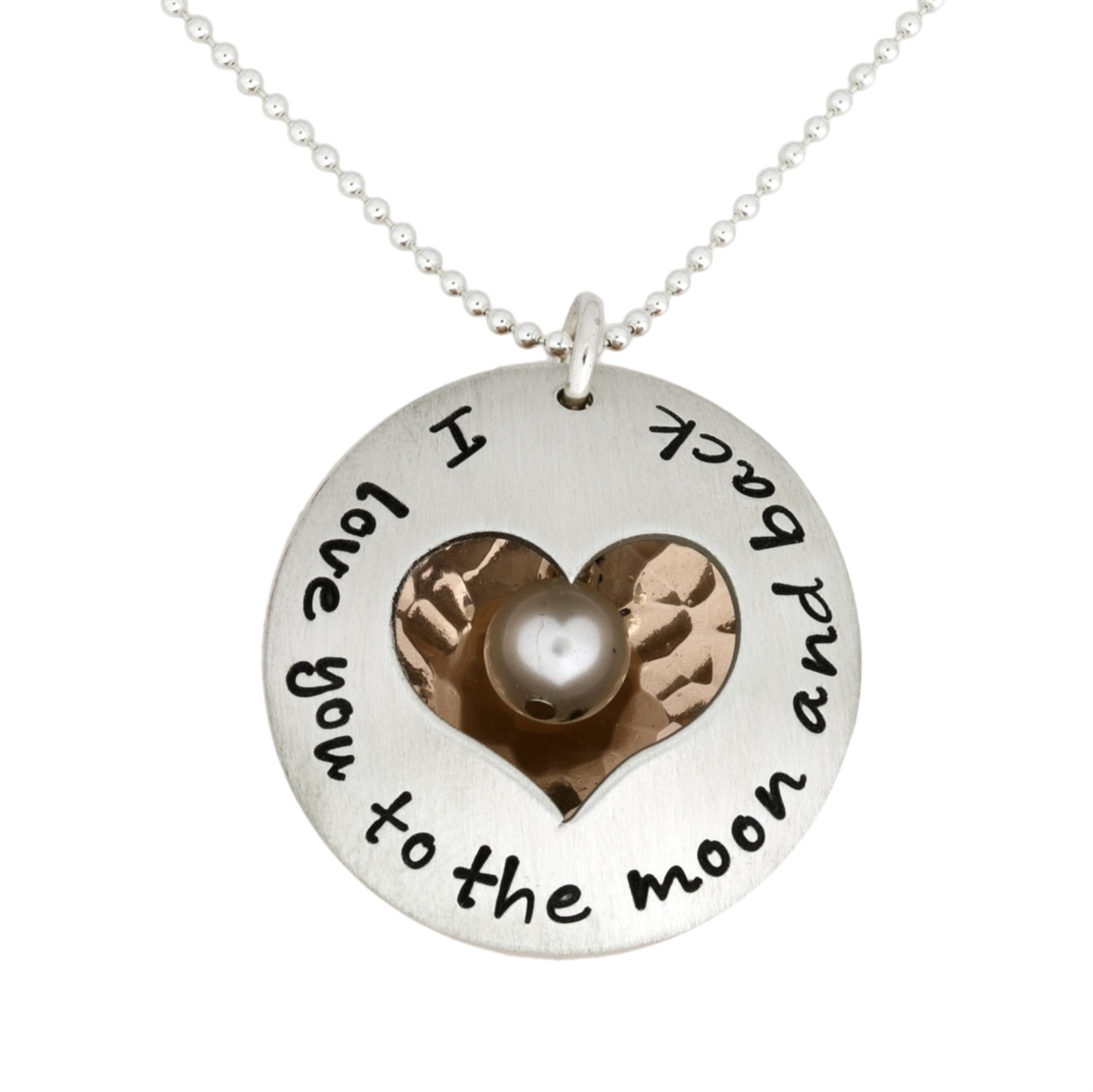 Engraved Heart Necklaces For Her