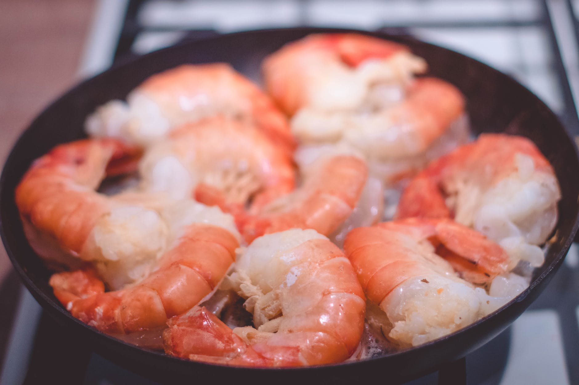 shrimp frying