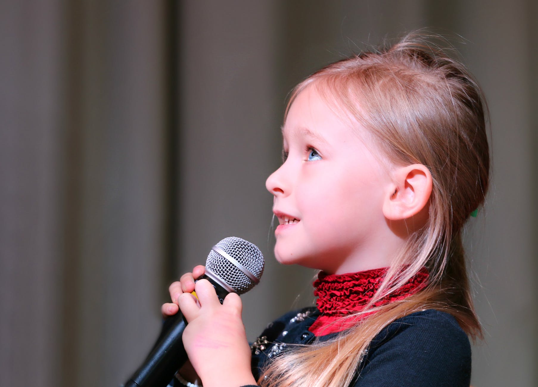 girl singing