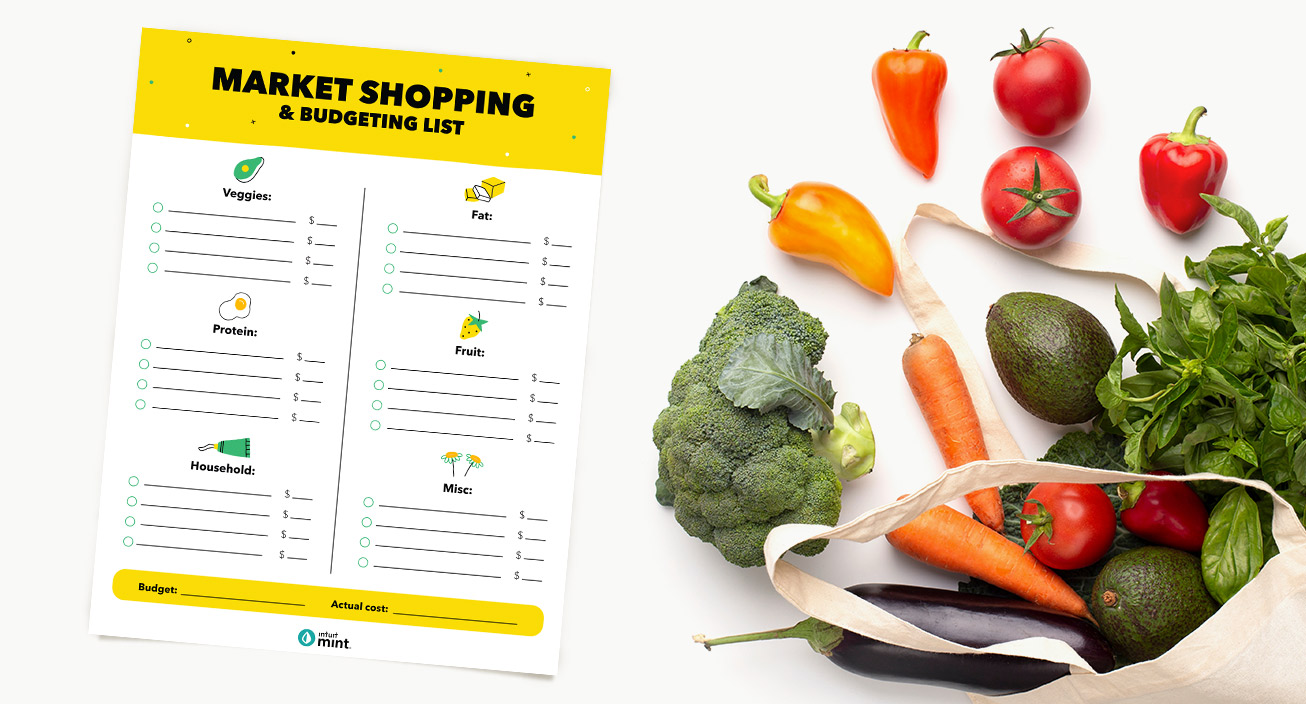 printable grocery shopping list