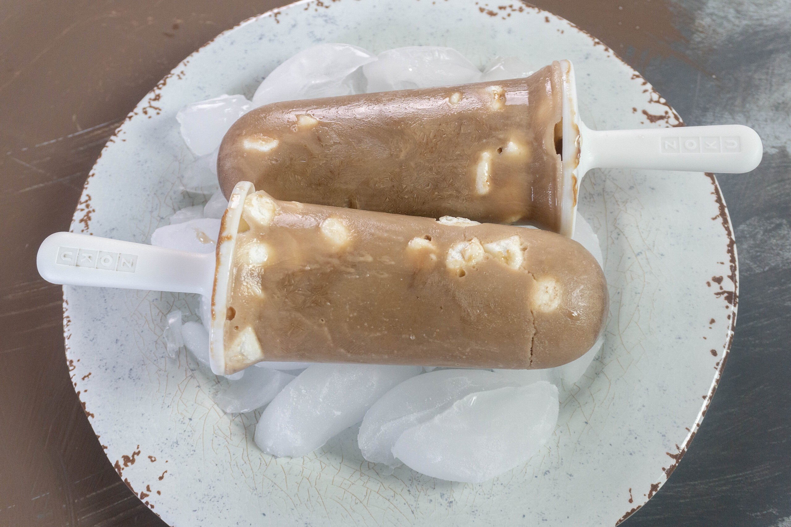 Hot Chocolate Frozen Ice Pops