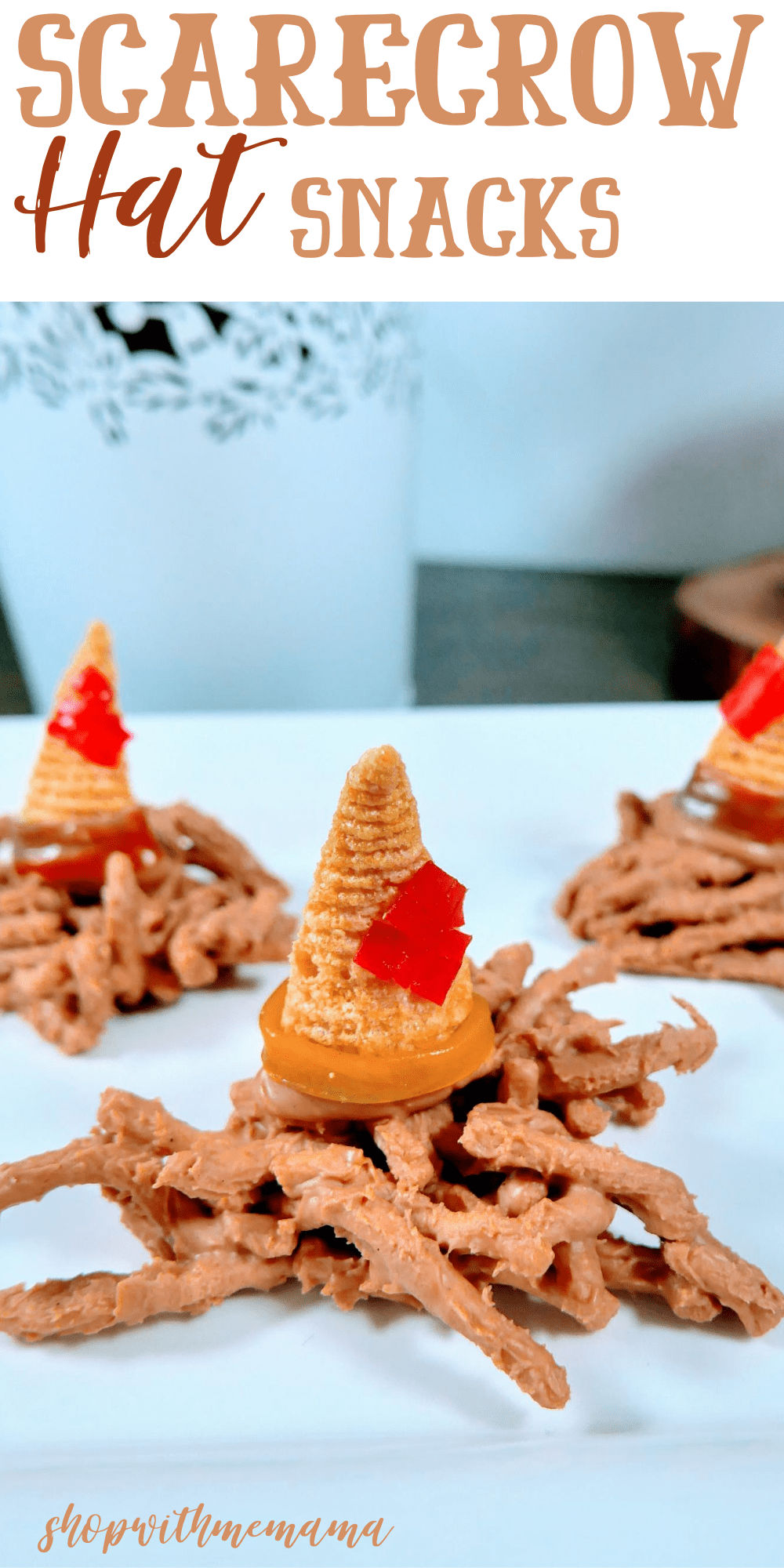 Scarecrow Hat Treats No Bake