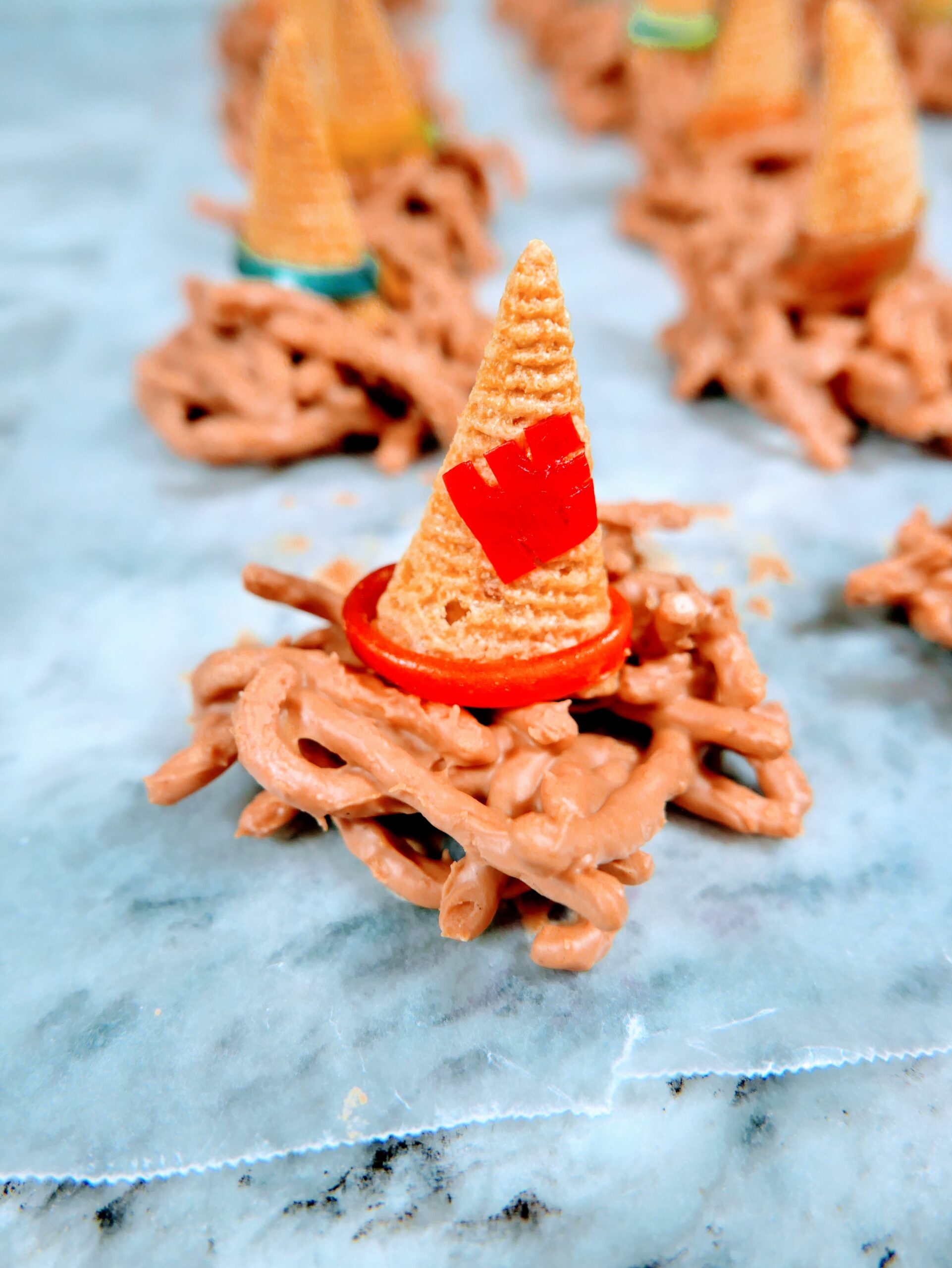 Scarecrow Hat Treats No Bake