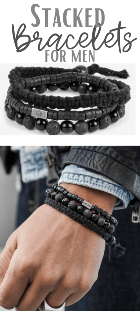 Stacked Men's Bracelet from Trendhim - Shop With Me Mama