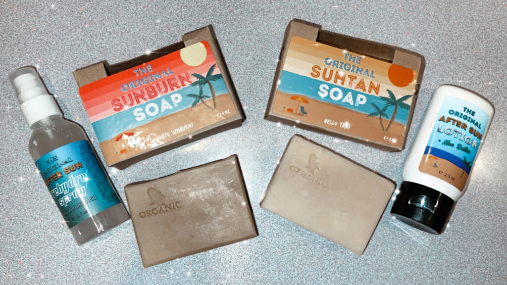 Sunburn Soap and Tan Soap