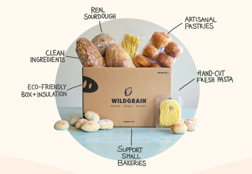 Wildgrain Bread Pasta and Pastries Subscription Box