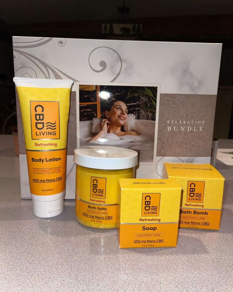 CBD Living Relaxing At-Home Spa Kits