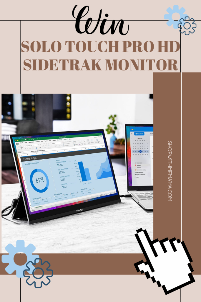 Solo Touch Pro HD 15.6" Sidetrak Monitor