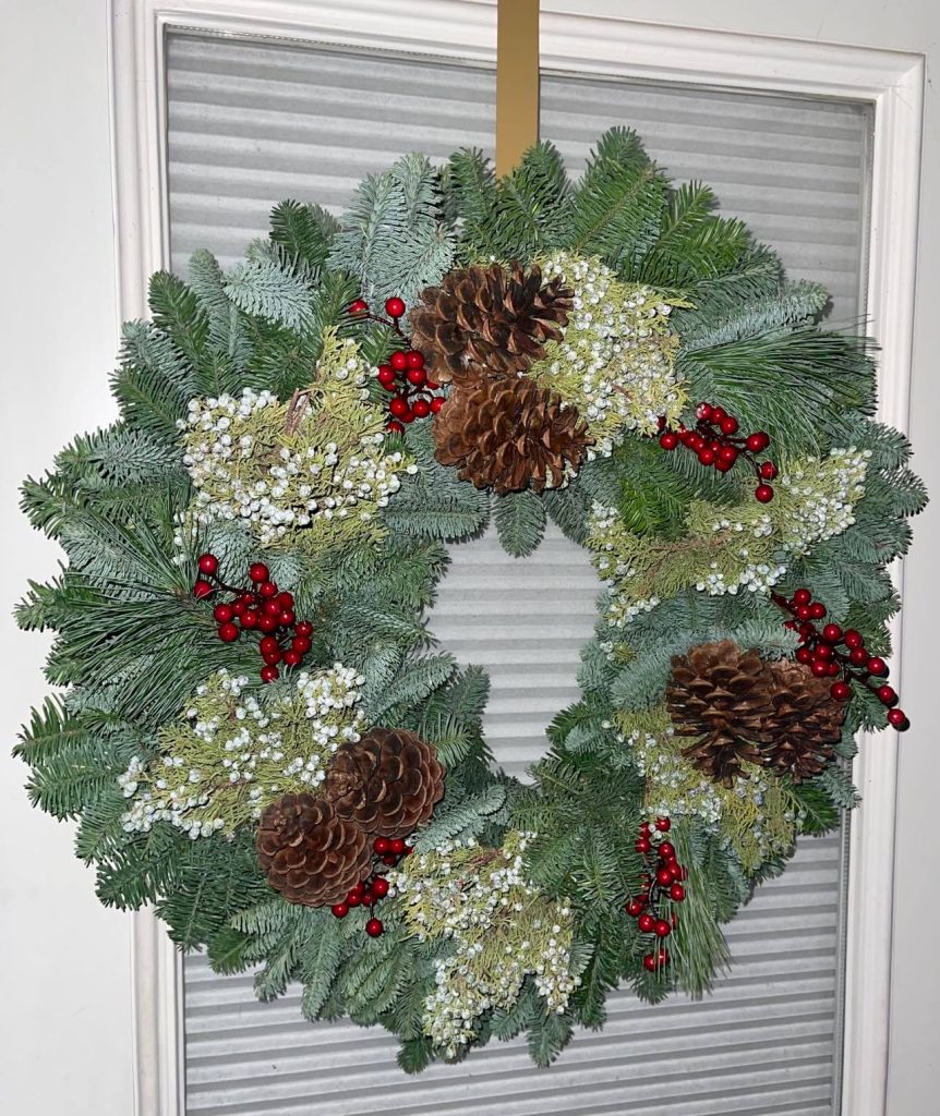 Fresh Christmas Wreaths Delivered To You Shop With Me Mama