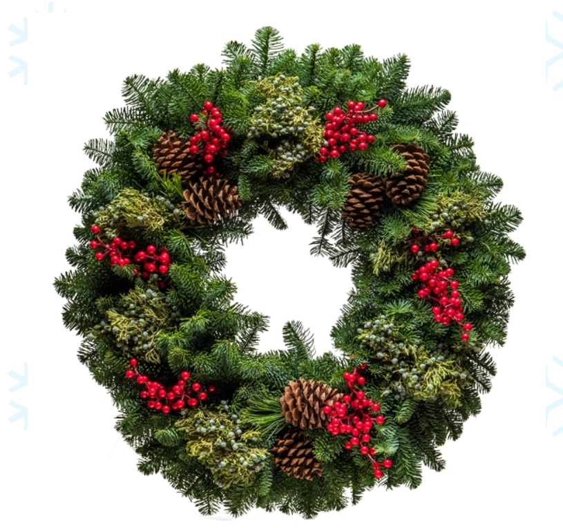 Fresh Christmas Wreaths Delivered To You Shop With Me Mama