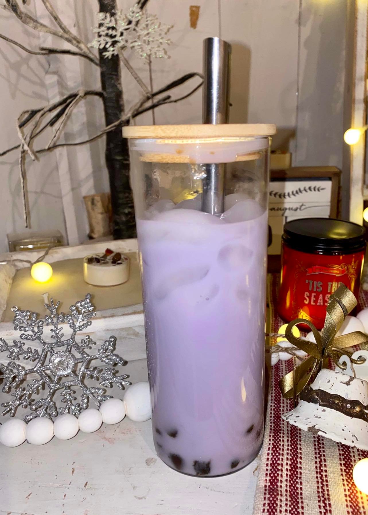 Pearly Drinks, Matcha Milk Tea Kit, DIY Bubble Tea Kit