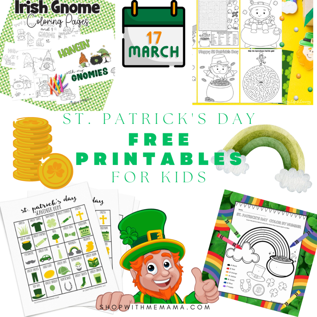 St Patricks Day Free Printables 