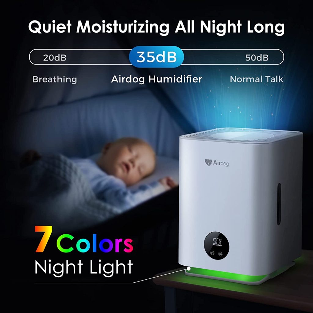 Mist free humidifier 