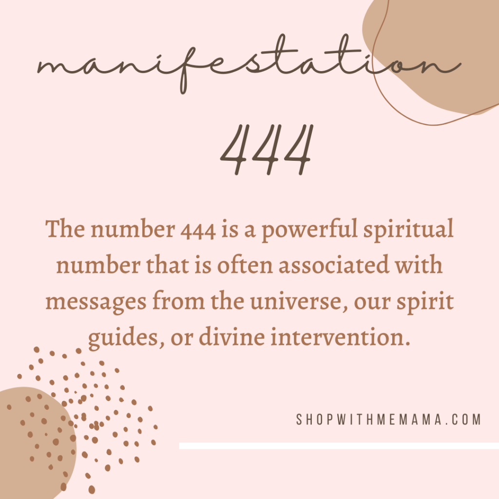 Angel Number 444 Meaning Manifestation And Numerology
