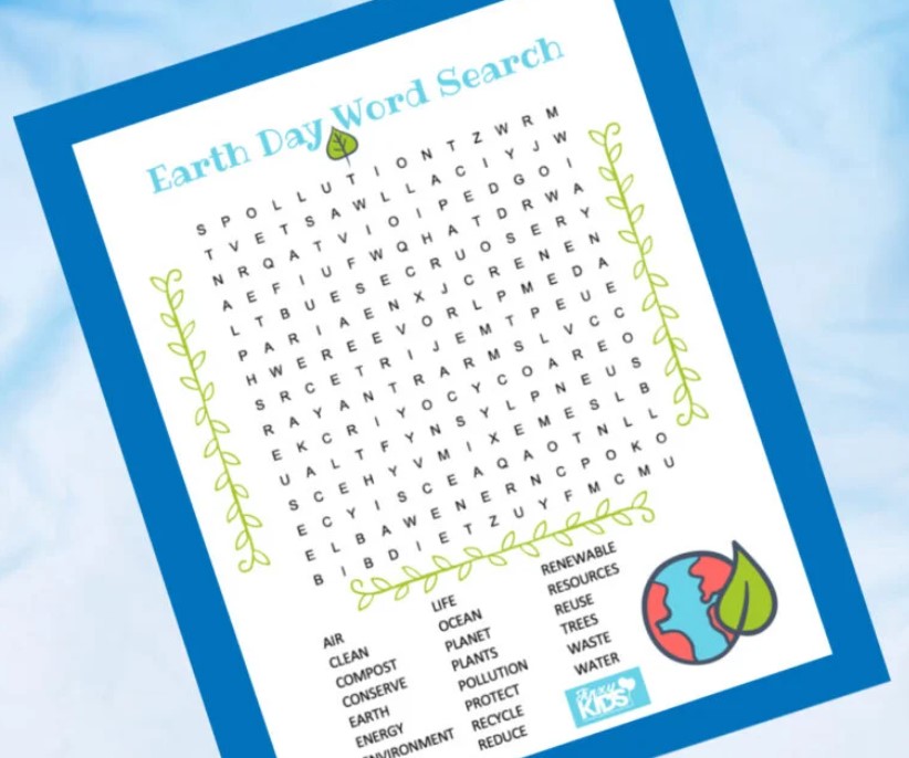 Earth Day Printable Activities For Kids