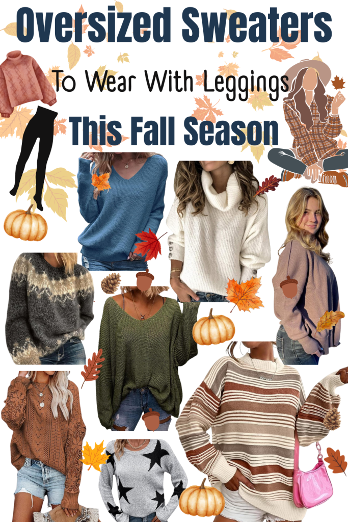 oversized sweaters to wear with leggings