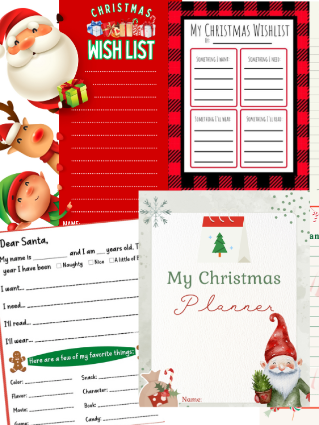 25 Free Christmas Wish List Printables And Christmas Planner!