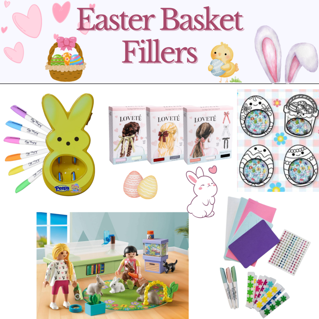 Easter Bunny Bendable Figurines, Set Of 8, Fidget Easter Toys With 4 Colorful Designs Great As Easter Egg Fillers Egg Hunt Supplies Easter Basket Toys And Stress Relief Fidgets