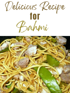 bahmi recipe for an easy meal