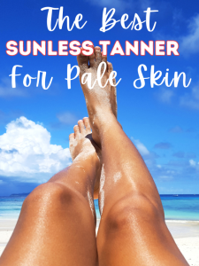 tan with pale skin