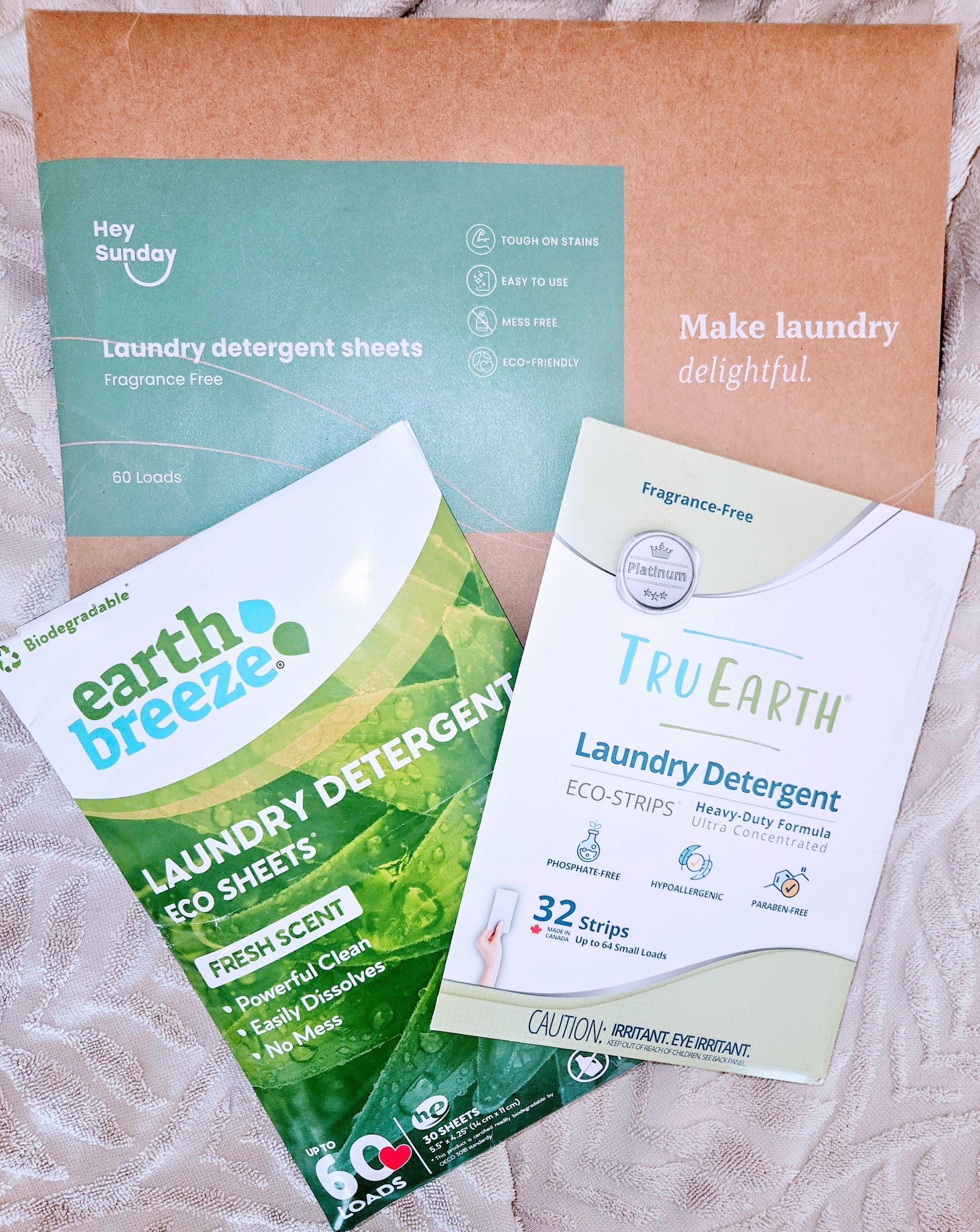 Tru Earth vs Earth Breeze vs HeySunday: My Favorite Laundry Detergent 