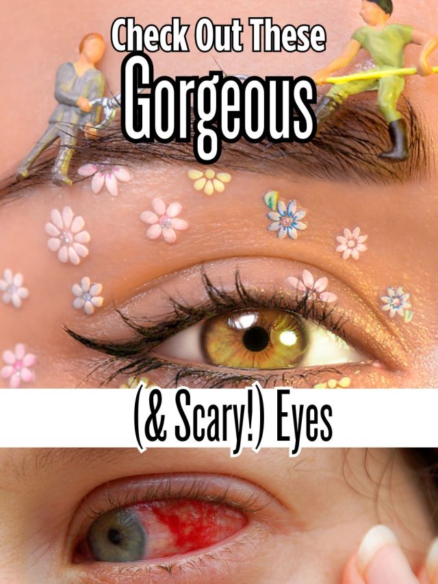 gorgeous and scary eyes