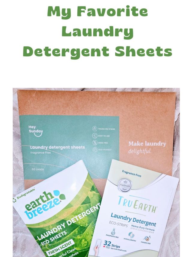 my favorite laundry detergent sheets