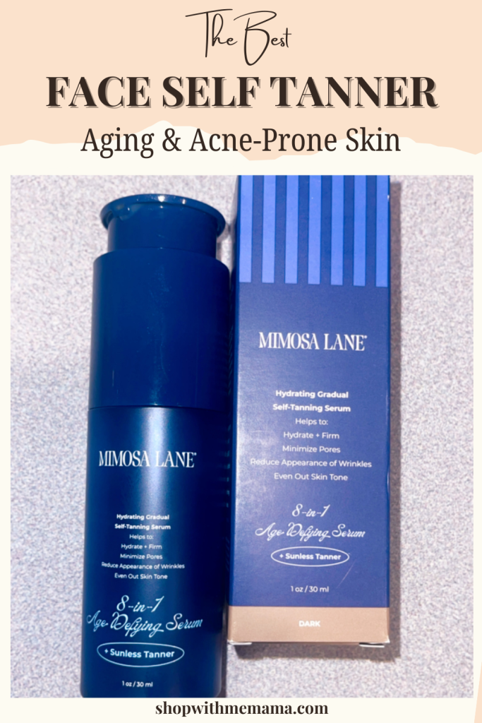 Best Face Self Tanner for Acne Prone Skin & Aging